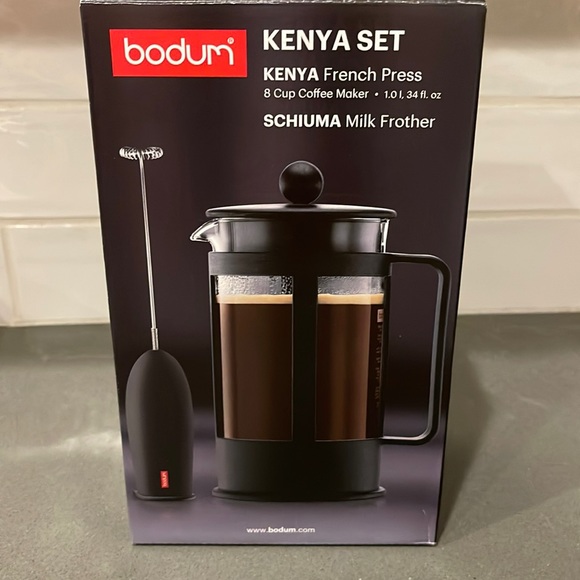 Bodum Kitchen Bodum Kenya Set French Press 8 Cup Coffee Maker